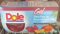 Peaches and peach gel