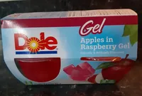 Apples in Raspberry Gel / Pommes dans gelée aux framboises