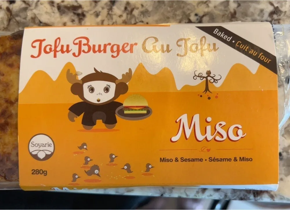 Tofu burger Miso