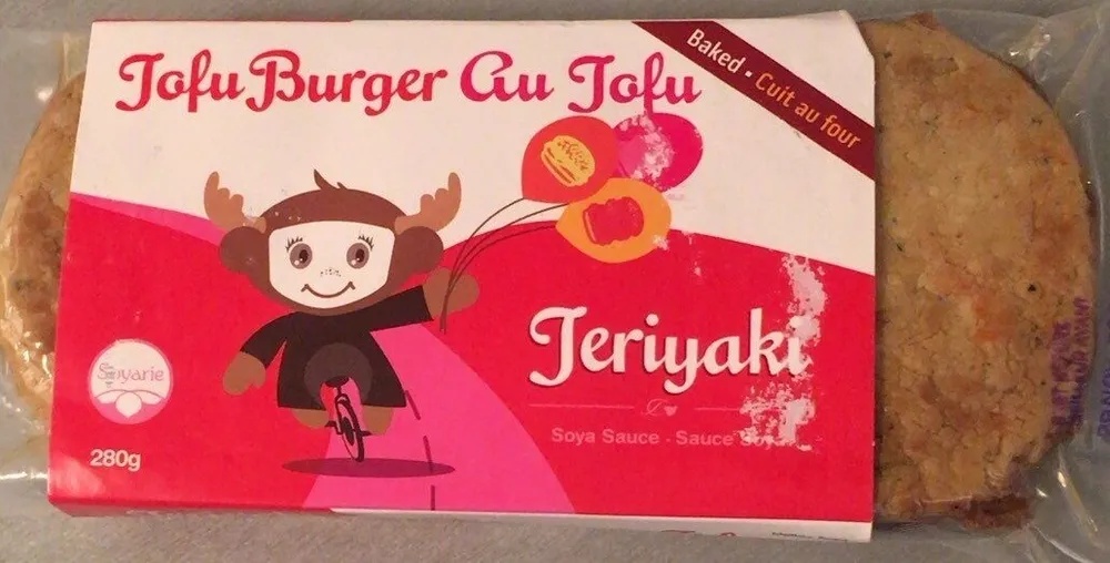 Tofu burger teriyaki