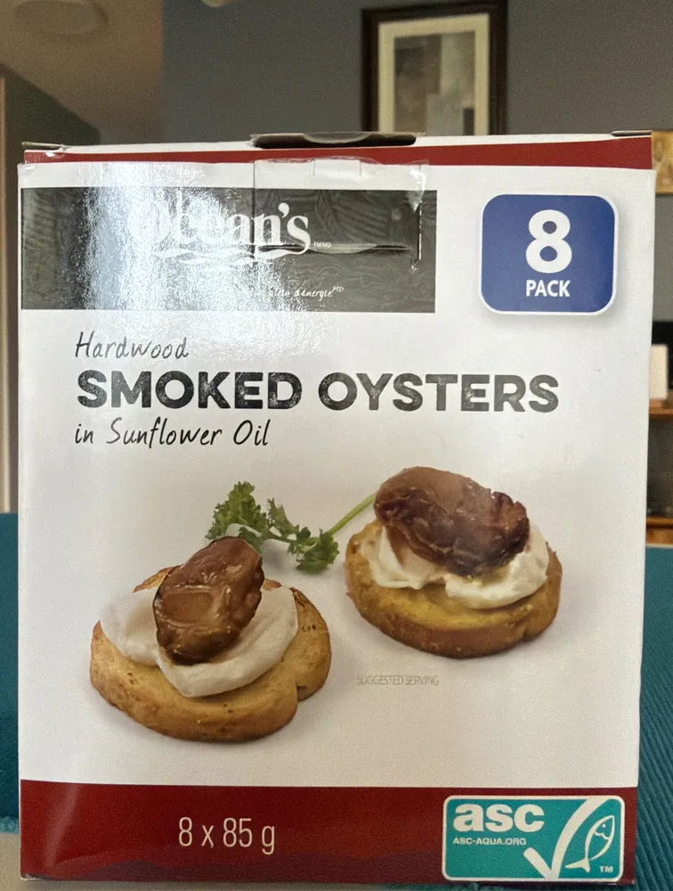 Smoked Oysters in Sunflower Oil