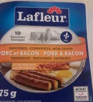 Saucisse Porc Bacon