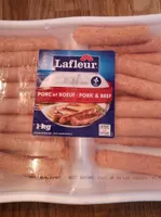Saucisse porc et bœuf
