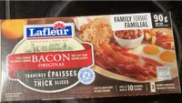 Bacon précuit tranches épaisses
