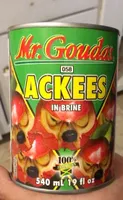 Ackees in brine