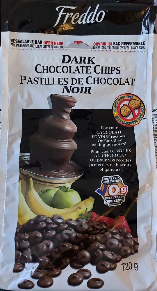 Pastilles de chocolat noir