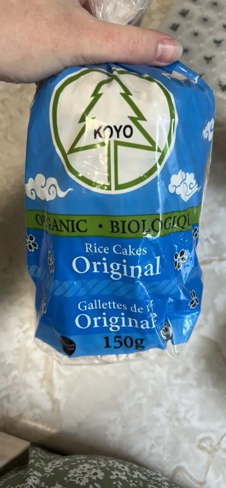 Galettes de riz biologiques