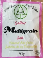 Galettes de riz naturelles (Multigrain-salé)