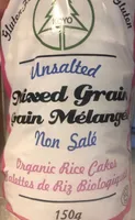 Galette de riz grain melanger non salé