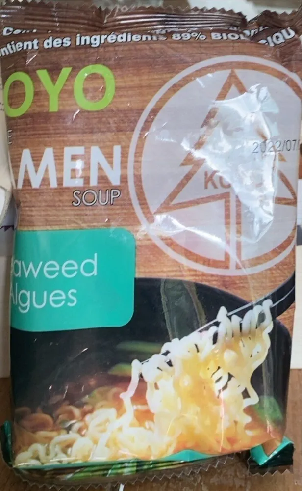 Ramen au algues