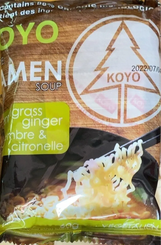 Ramen gingembre & citronelle