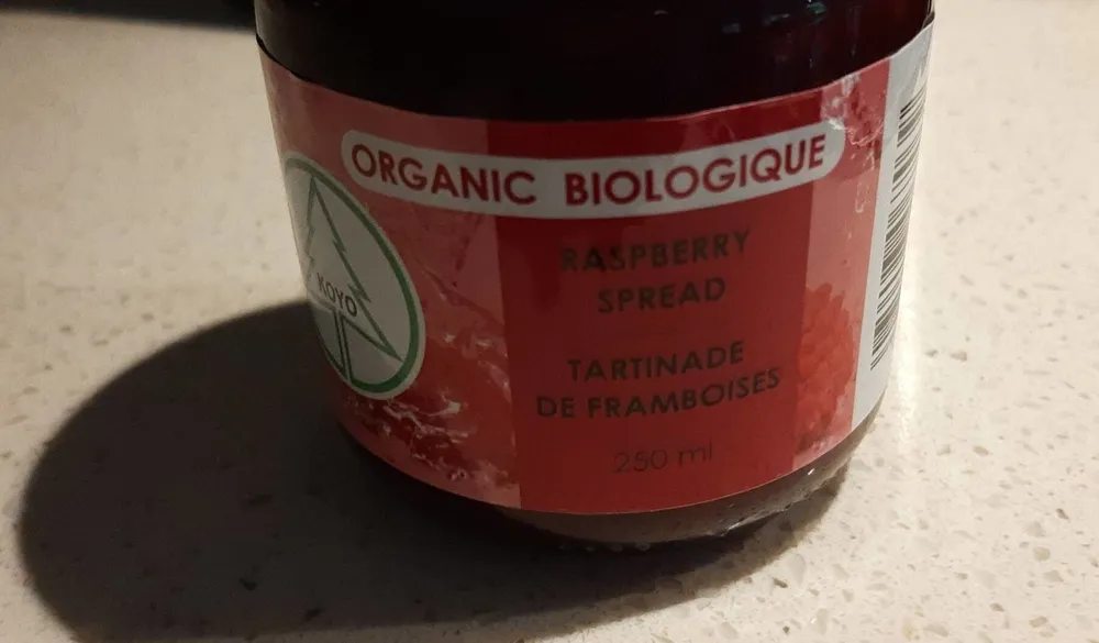 Tartinade de framboises