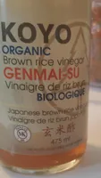 Vinaigre de riz brun biologique