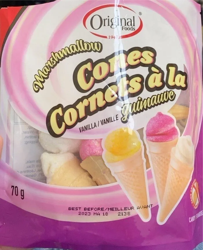 Marshmellow cones
