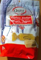 Bonbon tendres a saveur simulée d’érable
