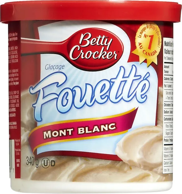 Fluffy white whipper frosting