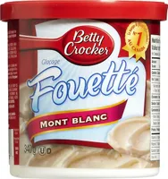 Fluffy white whipper frosting