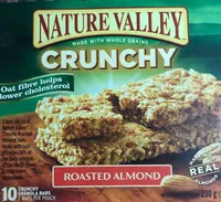 Barres granola crunchy amandes grillées