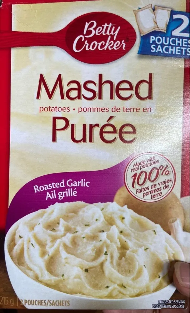 Roasted garlic mashed potatoes
