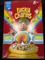 Lucky Charms with unicorn marshmallows
