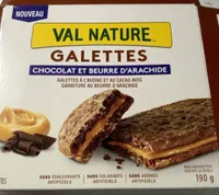 Biscuites chocolat et beuure d’arachide
