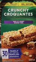 Barres granola avoine et miel