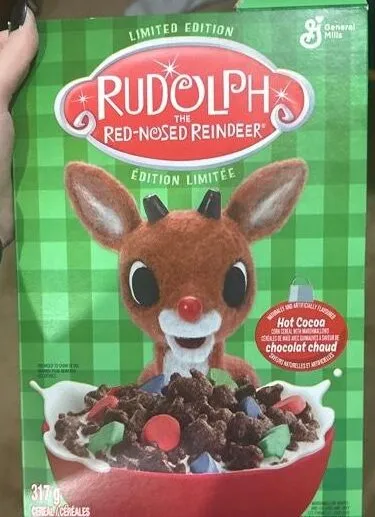 Rudolph The Red Nosed Reindeer Hot Cocoa Cereal