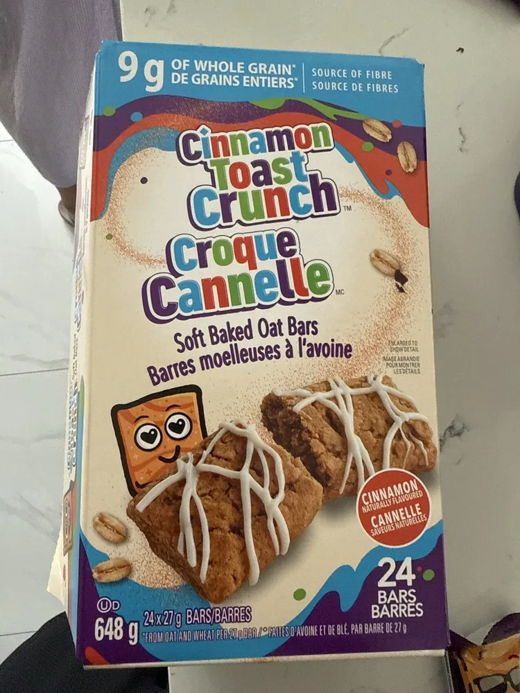 Cinnamon Toast Crunch Soft Baked Oat Bars