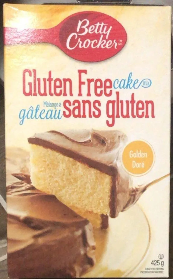 Gateau doré sans gluten