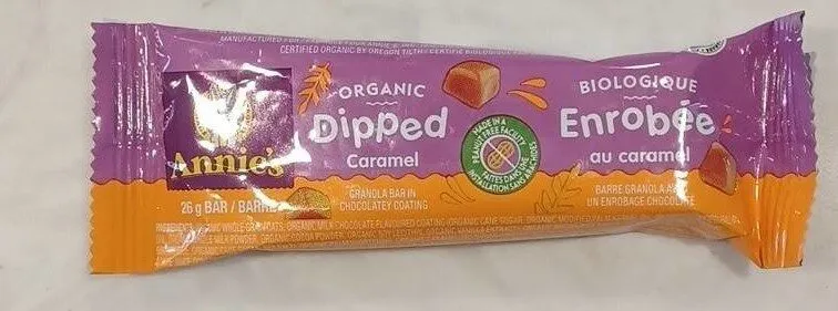 Caramel Dipped Granola Bar