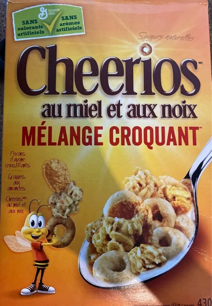 Cheerios au mielet aux noix melange croquant