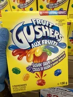 Fruit Gushers Gushin' Grape & Tropical Flavours / Aux fruits coulis de raisin et saveurs tropicales