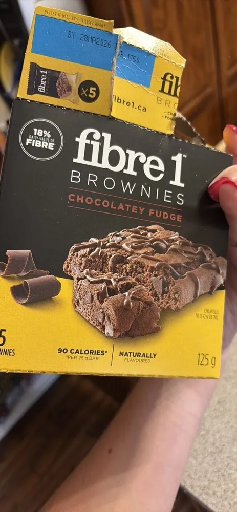 fibre 1 BROWNIES CHOCOLATEY FUDGE