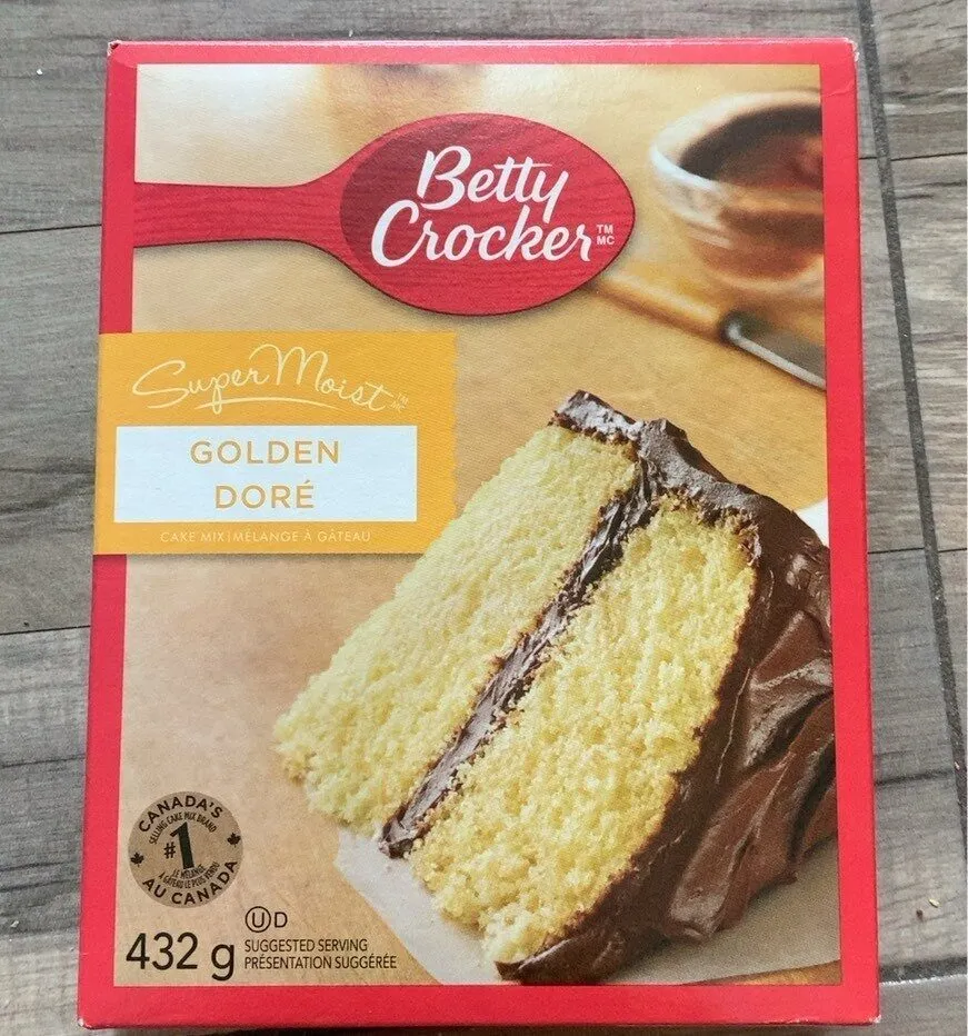 Golden doré cake mix