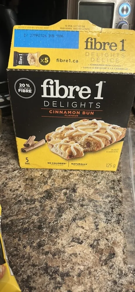 fibre 1 DELIGHTS CINNAMON BUN FLAVOUR