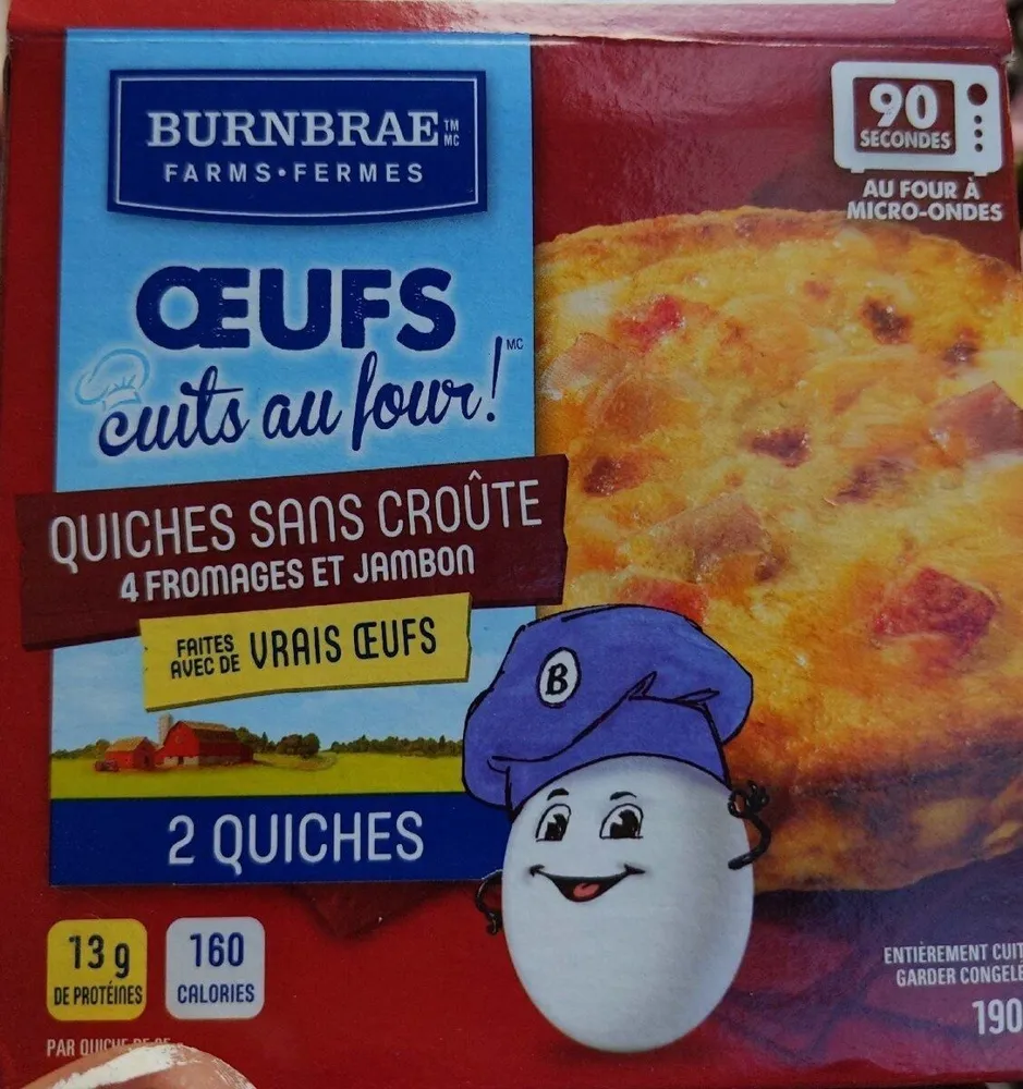 Quiches sans croute