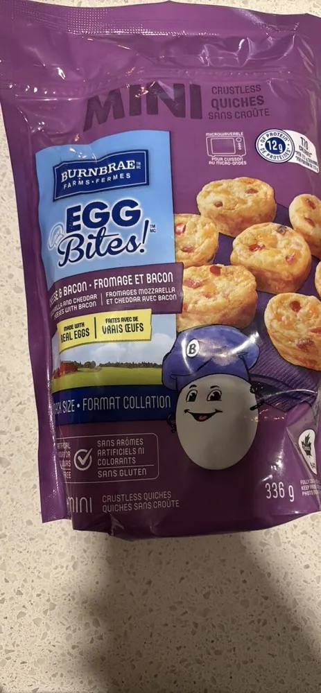Mini Egg Bites Cheese & Bacon