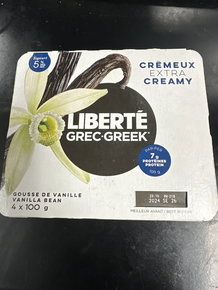Vanilla Bean Greek Yogurt
