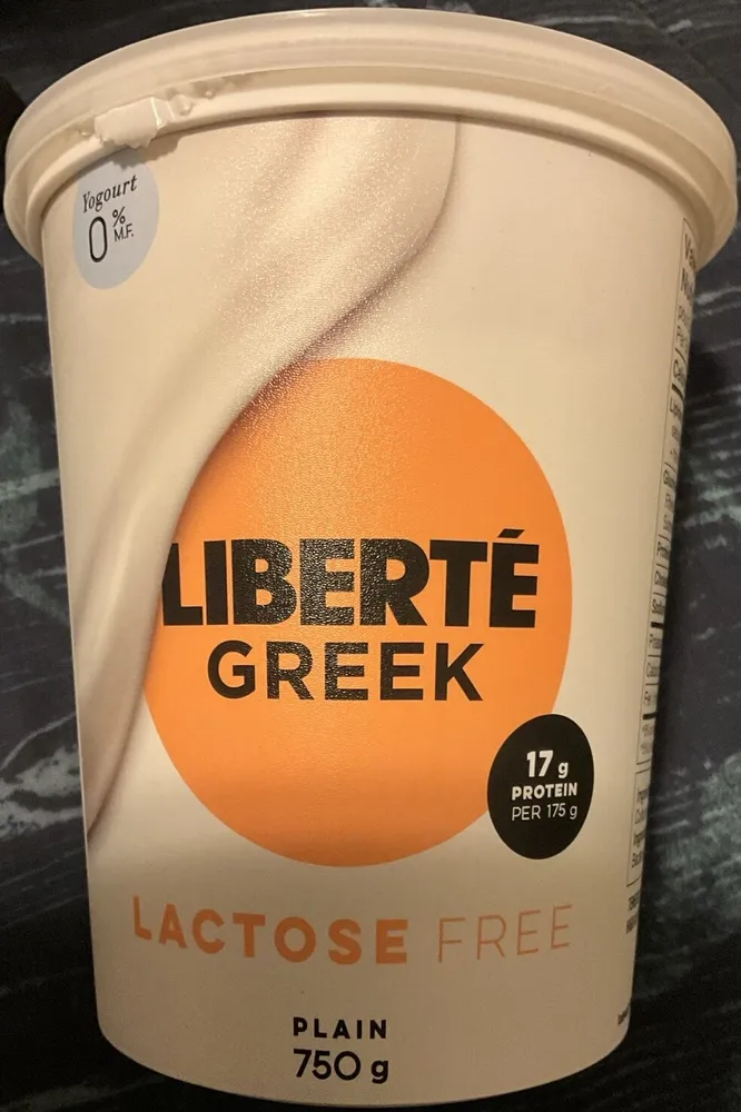 Yogourt Grec Sans Lactoses Sans Gras