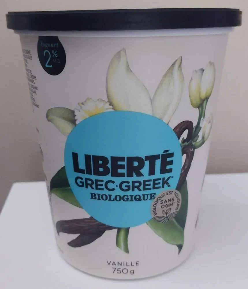 Yogourt grec vanille