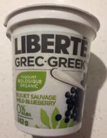 Yogourt grec liberté bleuet sauvage