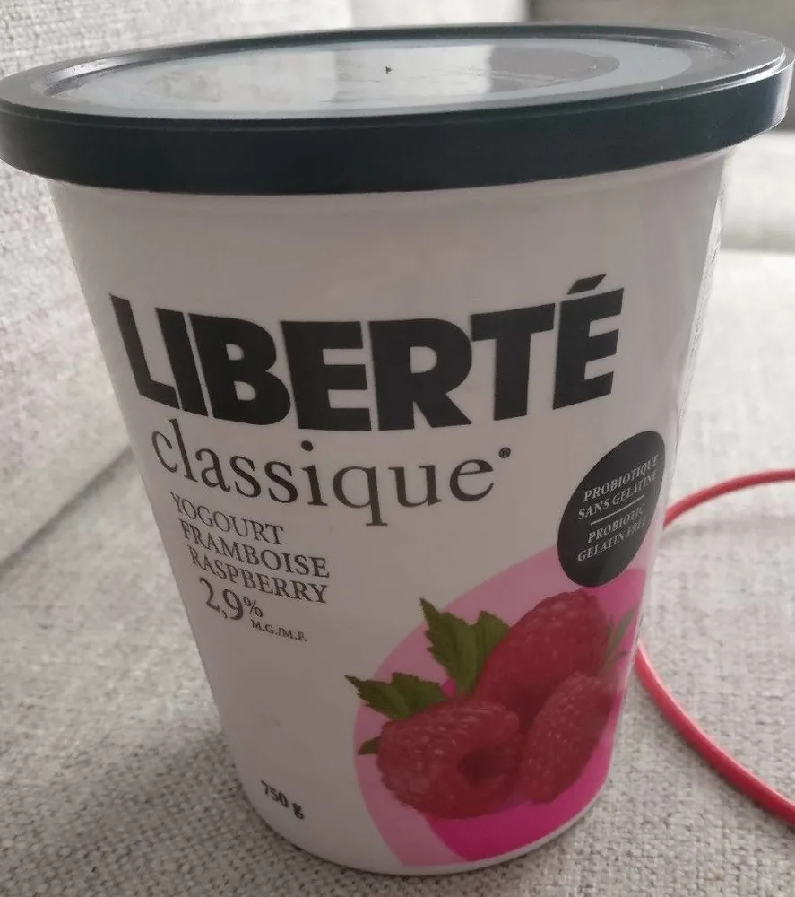 Yogourt framboise rasberry