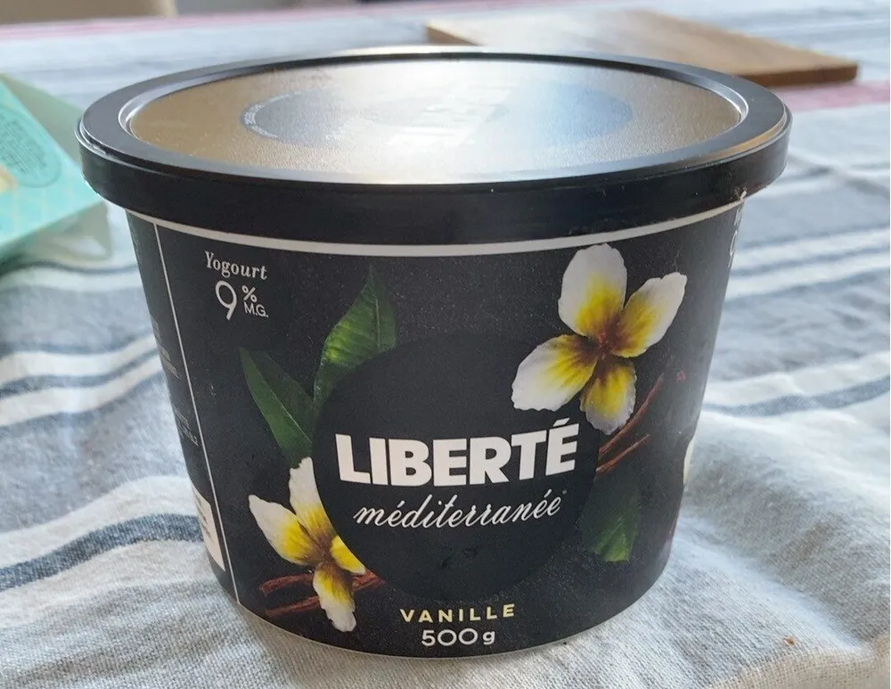 Yaourt Méditerranée vanille