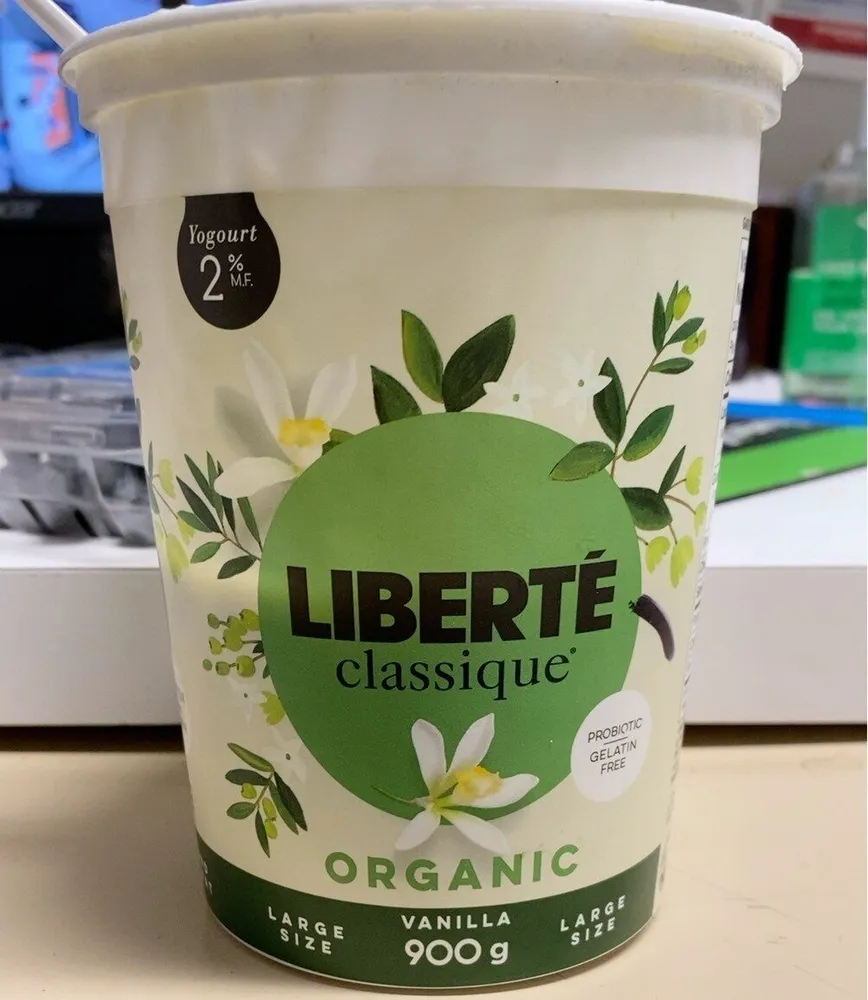 Liberte Organic Yogurt