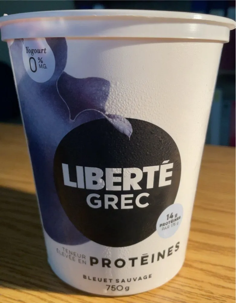 Yogourt grec bleuet sauvage