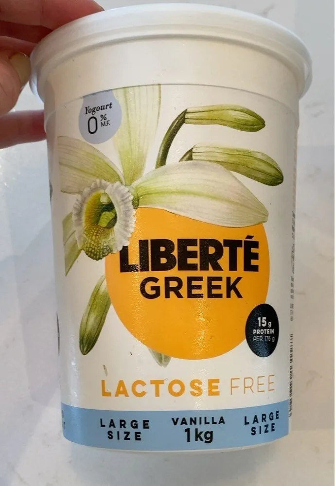Yogourt grec sans lactose