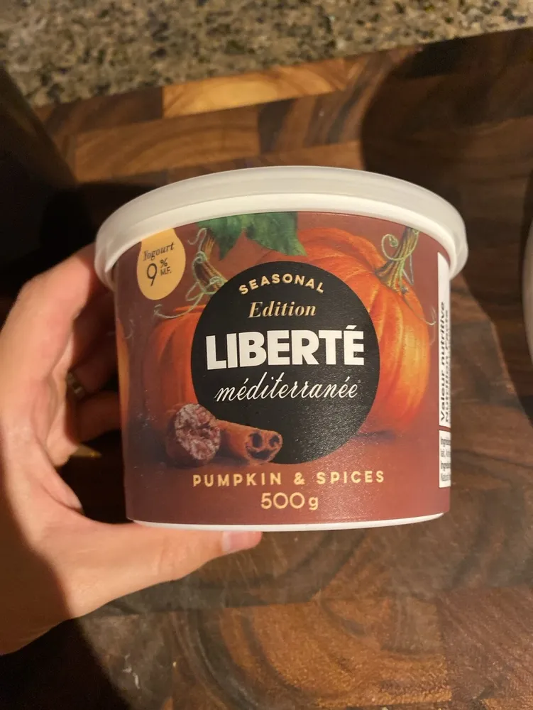 Pumpkin & Spices Yogourt