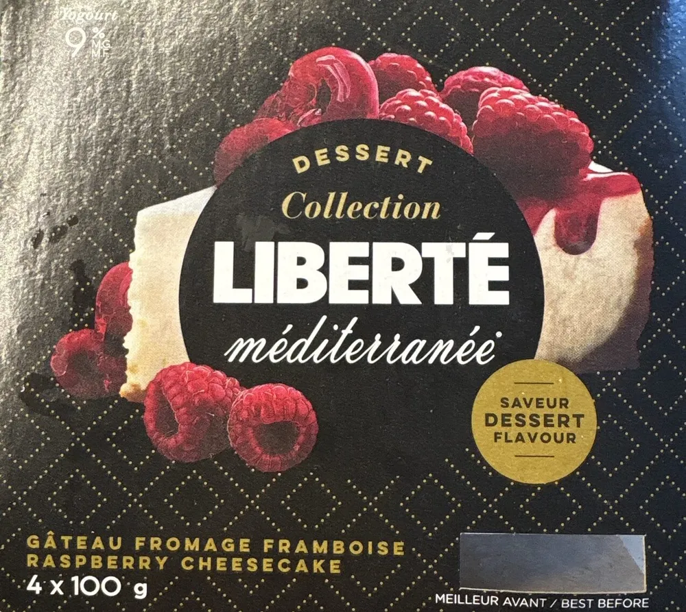 Raspberry Cheesecake 9% MF Yogourt