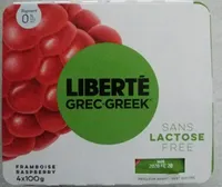 Yogourt Grec Framboise Sans Lactose 0% M.G