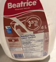 Homogenized milk 3.25% M.F.